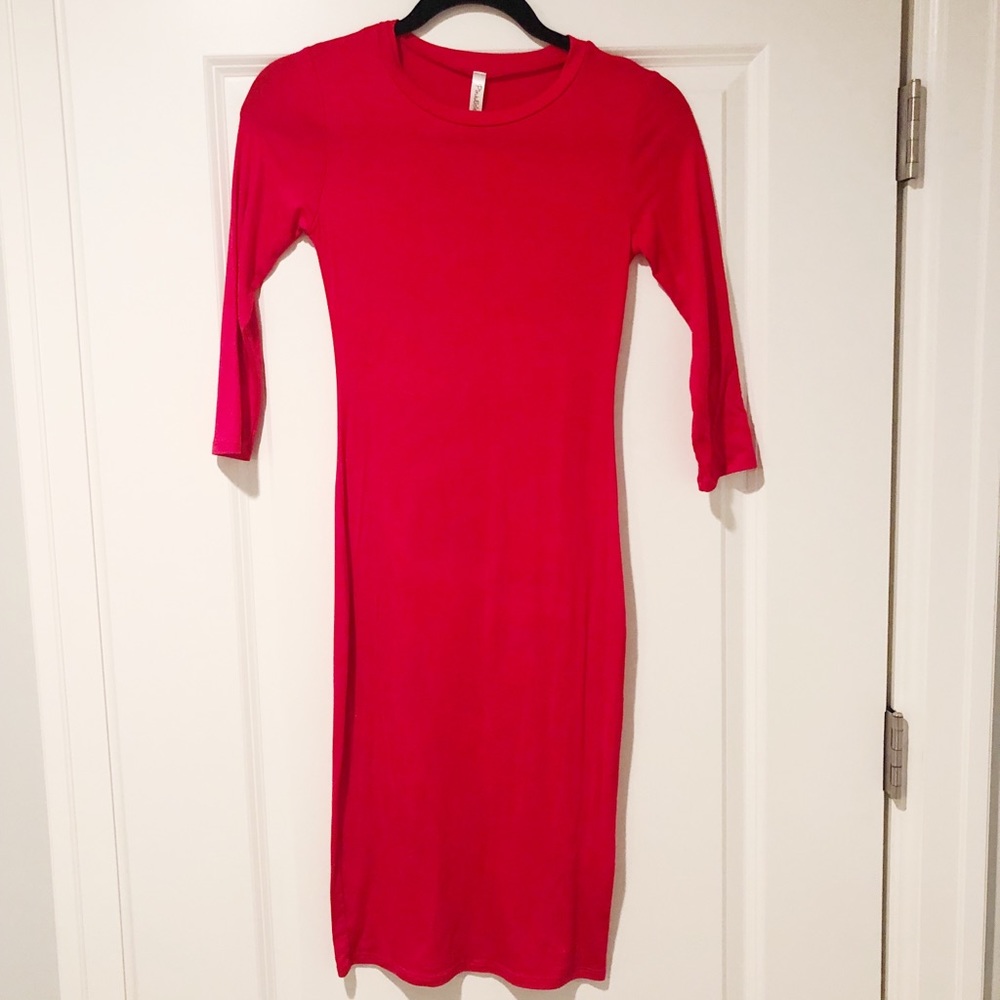 Red Pencil Dress